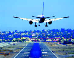 Jumbo Jet on final approach