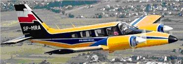 Multi-engine aircraft over Spain