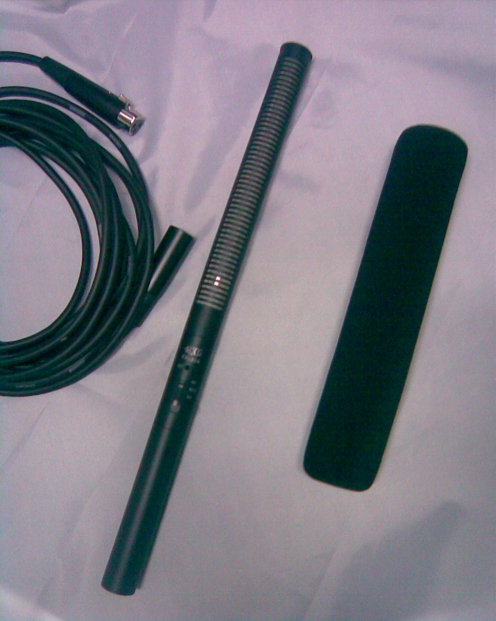 Darren's shotgun microphone